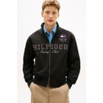 Tommy Hilfiger Erkek Racing Nakış Logolu Yarış Ceketi - Siyah - 2XL - Black