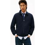 Tommy Hilfiger Erkek Regular Fit Dik Yaka Pamuklu Uzun Kollu Fermuarlı Lacivert Ceket MW0MW41767-DW5 - 2XL