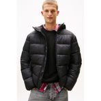 Tommy Hilfiger Erkek Regular Fit Kapüşonlu Şişme Mont - Siyah