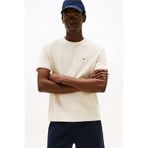 Tommy Hilfiger Erkek Regular Fit Pamuklu T-Shirt - Ekru