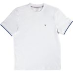 Tommy Hilfiger Erkek Regular Fit Yuvarlak Yakalı Pamuklu Kısa Kollu Beyaz T-Shirt MW0MW38626-YBR
