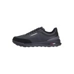 Tommy Hilfiger Erkek Retro Runner Mix Spor Ayakkabı - Siyah - 40