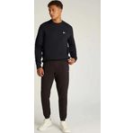 Tommy Hilfiger Erkek Siyah Logolu Kazak