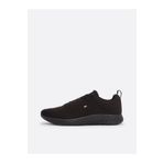Tommy Hilfiger Erkek Siyah Sneaker Corporate Knıt Rıb Runner FM0FM02838
