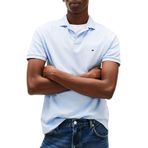 Tommy Hilfiger Erkek S/S Polo Tişört, Mavi (Breezy Blue), XXL