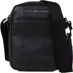 Tommy Hilfiger Erkek TH CITY MINI REPORTER El çantası Black Tek Beden