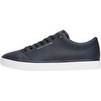 Tommy Hilfiger Erkek TH HI VULC CORE LOW LTH II ESS Spor Ayakkabı Desert Sky 44
