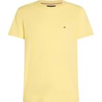 Tommy Hilfiger Erkek tişörtü, kısa kollu, mevsimsel sağlam tişört, yuvarlak yaka, Sarı (Citronella), L