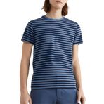 Tommy Hilfiger Erkek tişörtü, kısa kollu, yuvarlak yaka, Mavi (Blue Coast/Desert Sky), XS