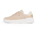 Tommy Hilfiger ESSENT BASKET SNEAKER METALLIC Kadın Spor Ayakkabı, Pembe, 41
