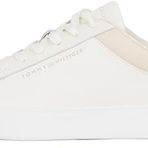 Tommy Hilfiger ESSENTIAL COURT SNEAKER Kadın Spor Ayakkabı, Bej, 39