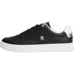 TOMMY HILFIGER ESSENTIAL ELEVATED COURT SNEAKER Kadın Spor Ayakkabı, Siyah, 36