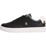 TOMMY HILFIGER ESSENTIAL ELEVATED COURT SNEAKER Kadın Spor Ayakkabı, Siyah, 39