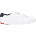 Tommy Hilfiger Essential Leather Detail Vulc Erkek Ayakkabı - Beyaz