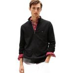 Tommy Hilfiger Fermuarlı Pamuklu Hırka, M, TYCE20D65A2631BEBD5B84100, Triple Black, Erkek M