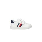 Tommy Hilfiger Flag And Hook Loop Çocuk Beyaz Sneaker, 27, T1X9-33839-1355X336, X336-BEYAZ, Unisex Çocuk
