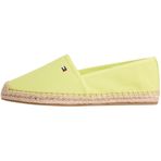 Tommy Hilfiger Flag Canvas Espadril terlik bej, Yeşil Misket Limonu Zing, 37 EU