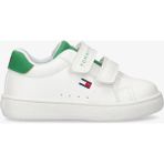 Tommy Hilfiger Flag Velcro Bebek Beyaz/yeşil Spor AYAKKABI.X165 - X165-Yeşil