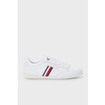 Tommy Hilfiger FM0FM04277 YBR Beyaz Deri Sneaker Erkek Ayakkabı