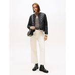 Tommy Hilfiger Hafif Dolgulu Normal Kesim Kapitone Kadın Siyah Ceket WW0WW47290BDS