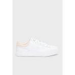 Tommy Hilfiger Hakiki Deri Logolu Sneaker Ayakkabı Bayan Ayakkabı FW0FW09020 0k4 - Beyaz