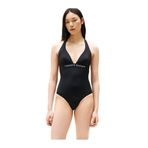 Tommy Hilfiger HALTER ONE PIECE (EXT SIZES) Kadın Mayo, Siyah, L