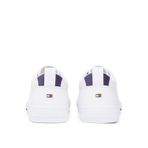 Tommy Hilfiger Harlem Street Lth Beyaz Sneaker, 40, FM0FM05708YBS, White, Erkek