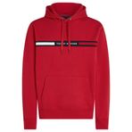 Tommy Hilfiger HILFIGER CHEST INSERT HOODY Erkek Kırmızı Sweatshirt - MW0MW37361