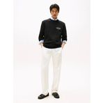 Tommy Hilfiger HILFIGER STACKED SWEATSHIRTS Erkek Siyah Kazak MW0MW39376BDS