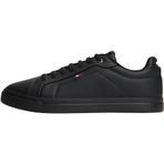 Tommy Hilfiger Icon Court Light Ess Erkek Spor Ayakkabı, Black, 40