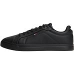 Tommy Hilfiger Icon Court Light Ess Erkek Spor Ayakkabı, Black, 43