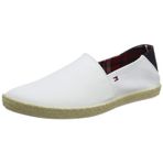 Tommy Hilfiger ICONIC SLIP ON SNEAKER Erkek Spor Ayakkabı, Beyaz, 41