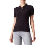 Tommy Hilfiger Kadın 1985 SLIM PIQUE POLO SS Polo Shirt Black M