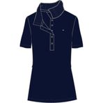 Tommy Hilfiger Kadın 1985 SLIM PIQUE POLO SS Polo Shirt Desert Sky XL