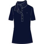 Tommy Hilfiger Kadın 1985 SLIM PIQUE POLO SS Polo Shirt Desert Sky XS