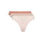 Tommy Hilfiger Kadın 3 Lü Tanga Uw0Uw02824-0Tg