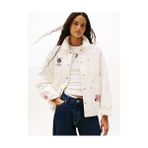 Tommy Hilfiger Kadın Antik Beyaz Overshirt Ceket