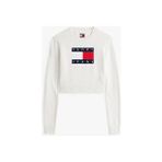 Tommy Hilfiger Kadın Beyaz Triko Kazak - XL