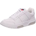 Tommy Hilfiger Kadın Deri Sneaker En0en02475ybl, Ekru, 40
