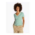 Tommy Hilfiger Kadın FITTED LYOCELL PQ TEE T-shirt