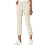 Tommy Hilfiger Kadın Hampton Chino Pantolon - Rahat Kesim Hafif Pantolon, Haki, 50