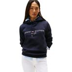 Tommy Hilfiger Kadın HERITAGE HILFIGER HOODIE LS Sweatshirt Desert Sky M