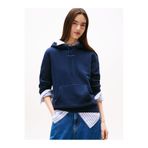 Tommy Hilfiger Kadın Lacivert Kapüşonlu Sweatshirt
