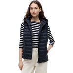 TOMMY HILFIGER Kadın LW PADDED GLOBAL STRIPE VEST Yelek Desert Sky XS