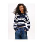 Tommy Hilfiger Kadın Mavi Triko Kazak