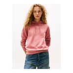 Tommy Hilfiger Kadın Regular Fit Kapüşonlu Logolu Sweatshirt - Toz Pembe