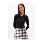 Tommy Hilfiger Kadın Siyah Triko Kazak - XL