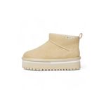 Tommy Hilfiger Kadın Süet Platform Bot, Bej, 41