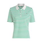 Tommy Hilfiger Kadın Th 1985 Pique Çizgili Polo T-Shirt - Yeşil