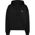 Tommy Hilfiger Kadın TJW BXY BADGE HOODIE EXT Sweatshirt Black L